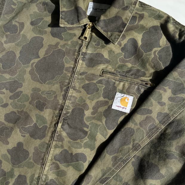 [S] 칼하트wip 디트로이트 자켓 카모