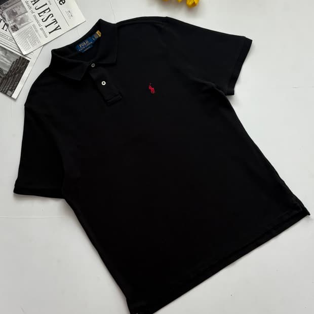 Polo 폴로랄프로렌 QR 블랙 카라티 