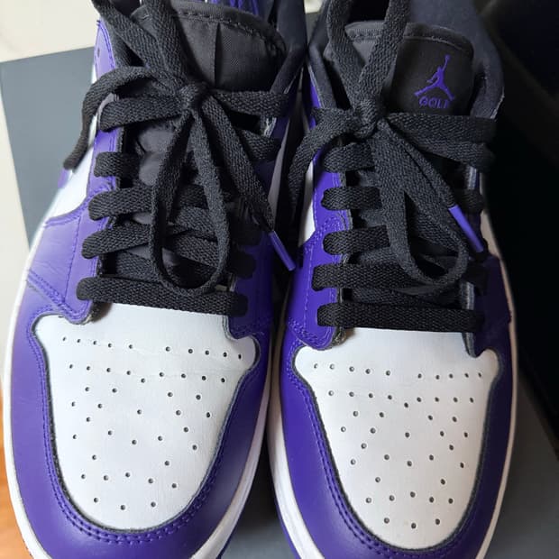 조던 1 로우 골프 코트 퍼플 270