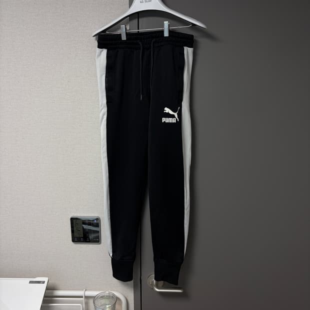 푸마 T7 트랙팬츠 블랙