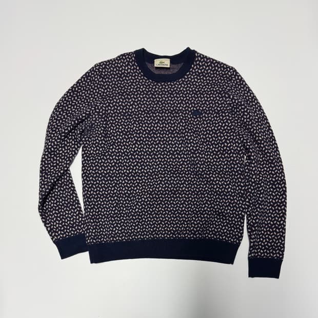 정품!! 여성 라코스테 물결 밀라노 울 니트 55