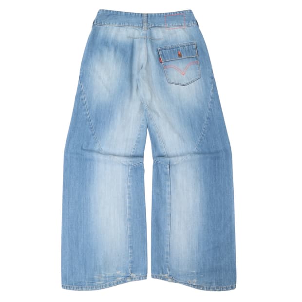 리바이스 엔지니어드진 워시드 데님팬츠