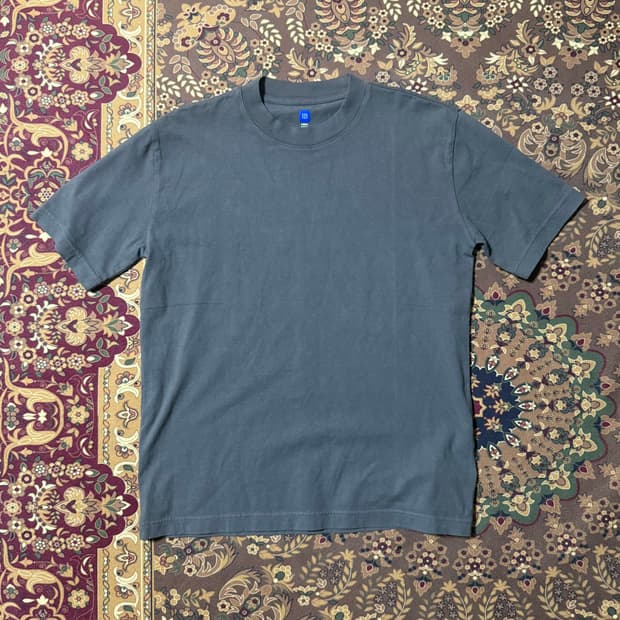 이지 갭 숏슬리브 티셔츠 그레이