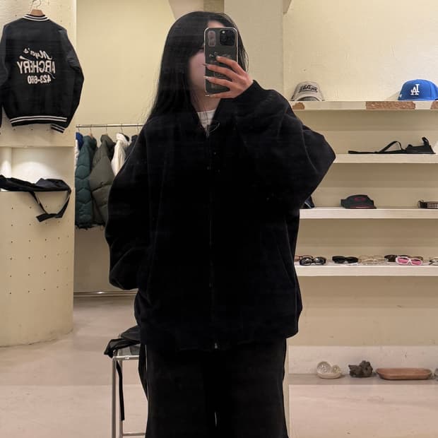 아디다스 올드스쿨 스몰로고 모직 자켓 U762