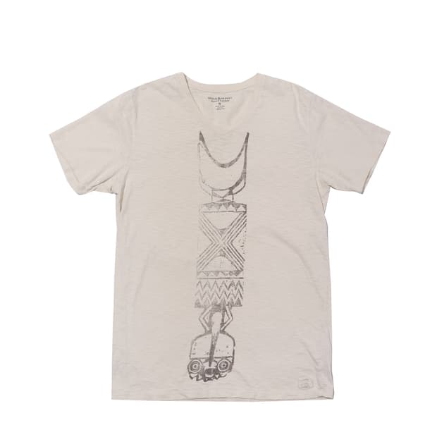 데님 앤 서플라이  토템 브이넥 티셔츠 women S