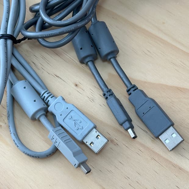 후지필름 4핀 케이블 (스마트미디어카드 파인픽스)