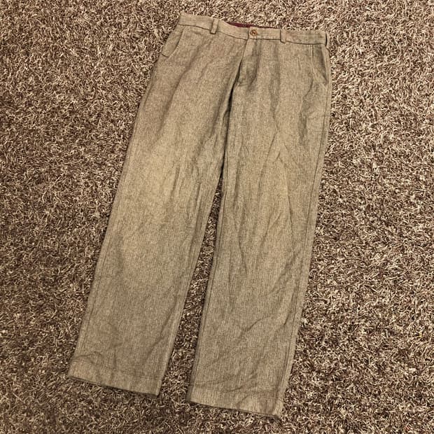 브룩스브라더스 코튼 헤링본 슬랙스