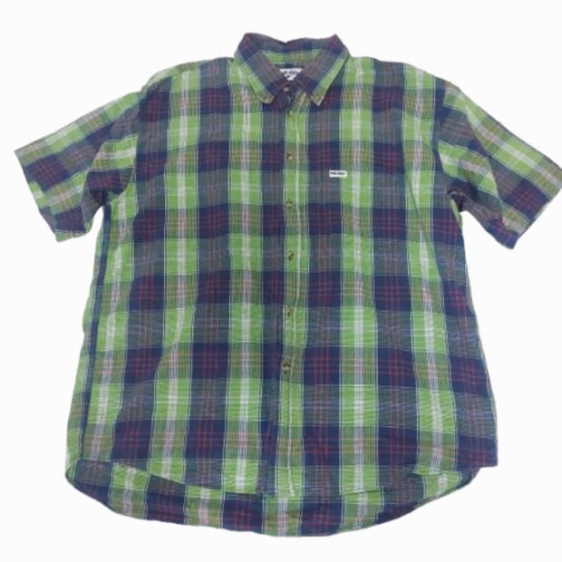 (덤으로 드리는 상품)모리걸 체크 반팔 남방 셔츠