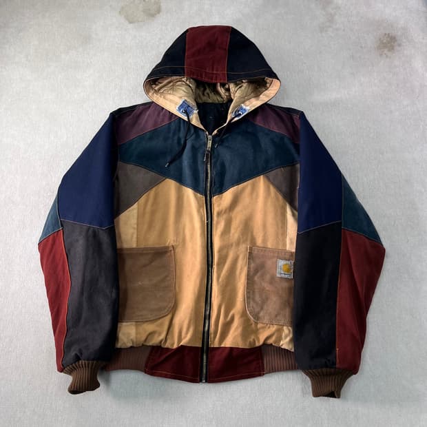 105 칼하트 리메이크 패치워크 액티브 자켓