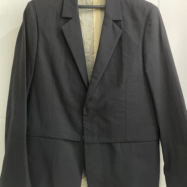 H&M studio 17ss 히든 버튼 블레이저
