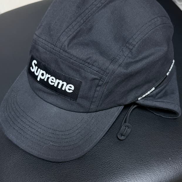 슈프림 패커블 캠프캡 블랙