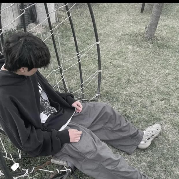 논노드x신세계 2피스 크롭후드 워시드블랙