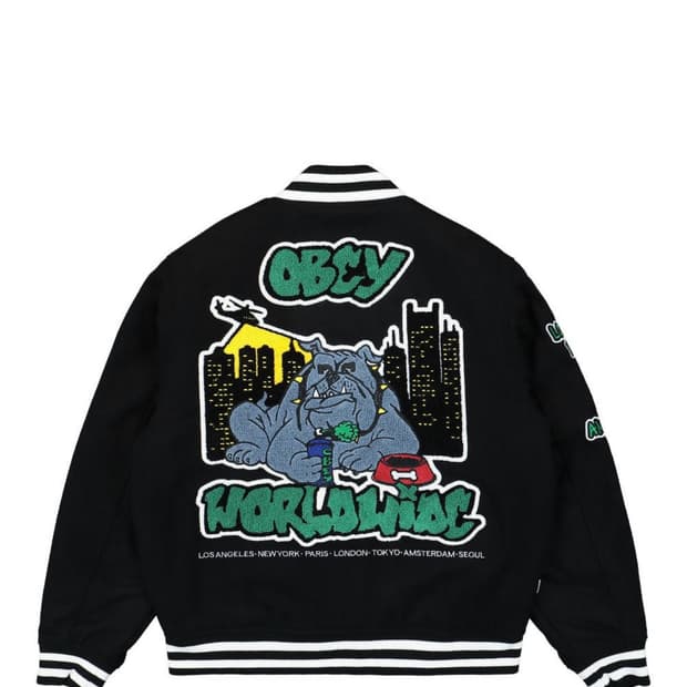 [OBEY]오베이 바시티 자켓 판매 (L)