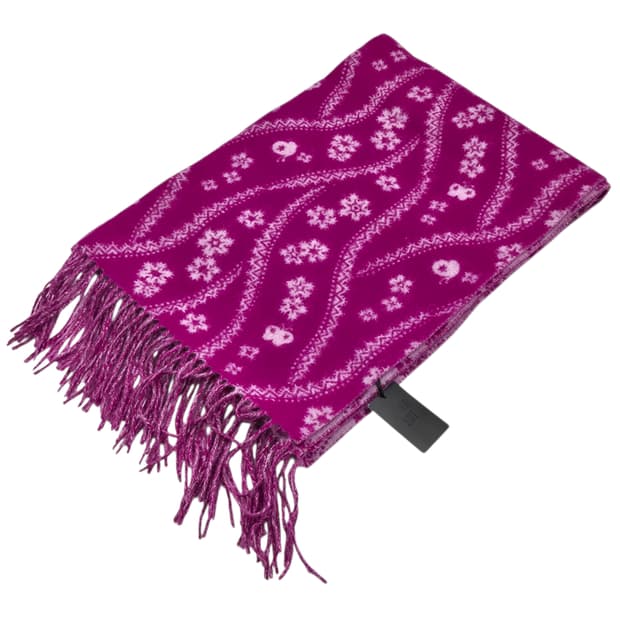 08s 안나수이 핑크 꽃잎 울 블랭킷&머플러