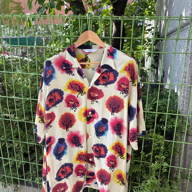 사스콰치 패브릭스 22ss 오픈칼라셔츠