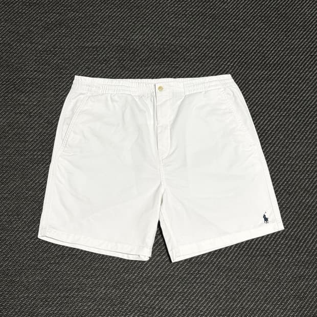 [XL] Polo 폴로 랄프로렌 프렙스터 화이트 쇼츠