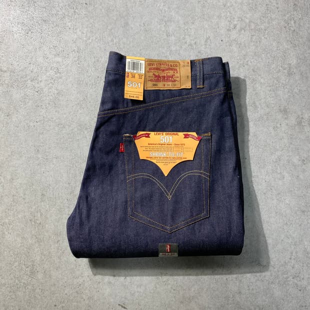 [38x32] 00s Levi's 501 리바이스 데드스탁 데님팬츠