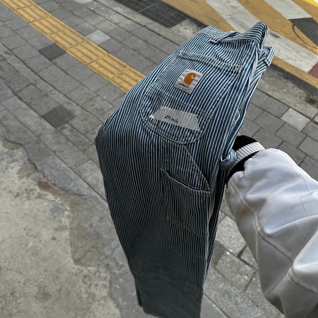 Carhartt Hickory Stripe Work Pants