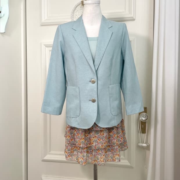 indi blue spring basic jacket