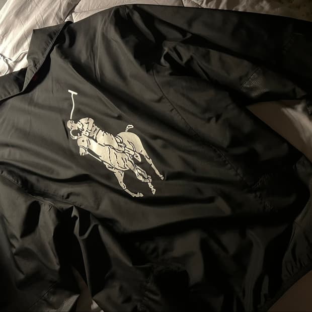 폴로 백로고 빅로고 빅포니 바람막이