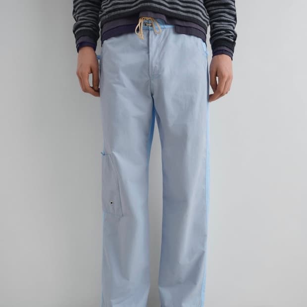 [L,XL]기마구아스 세드릭 카고 팬츠/그레이 블루
