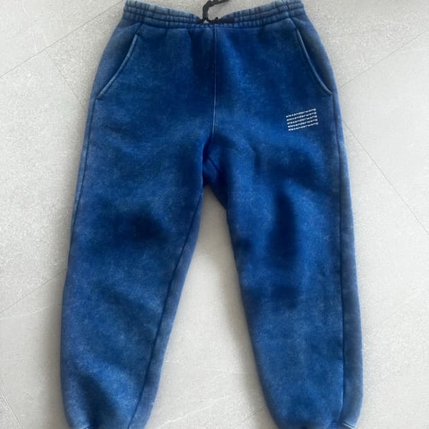 알렉산더왕 블루 워싱 조거팬츠