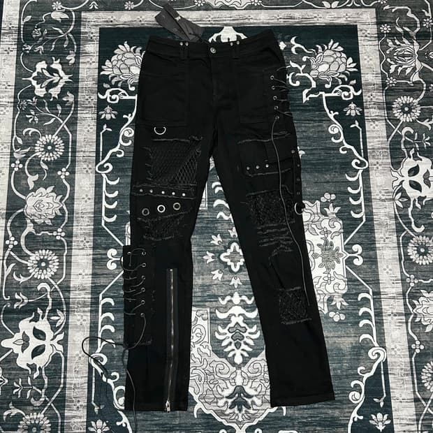 Punk Rave 펑크 레이브 아일렛 바지 고스