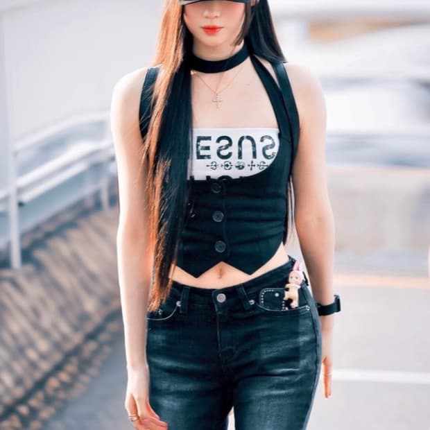 오도어 빈티지 로우진 블랙 3사이즈