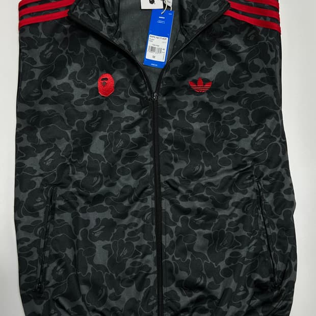 [KR M] 베이프 아디다스 트랙탑 블랙