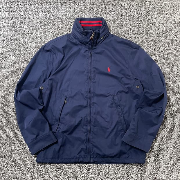 빈티지9. 폴로랄프로렌 바람막이 점퍼 바스락 자켓 네이비