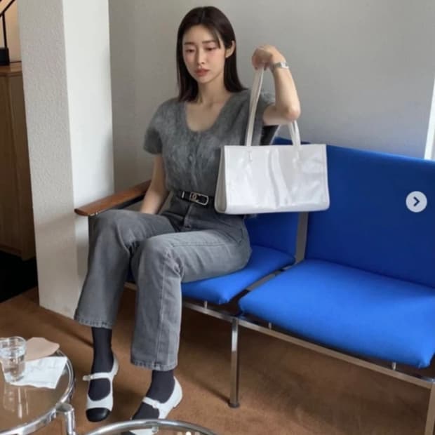 샤넬 스퀘어 메리제인 38