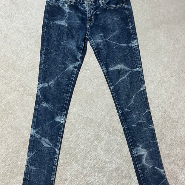 Moussy 워싱 디자인 데님 진