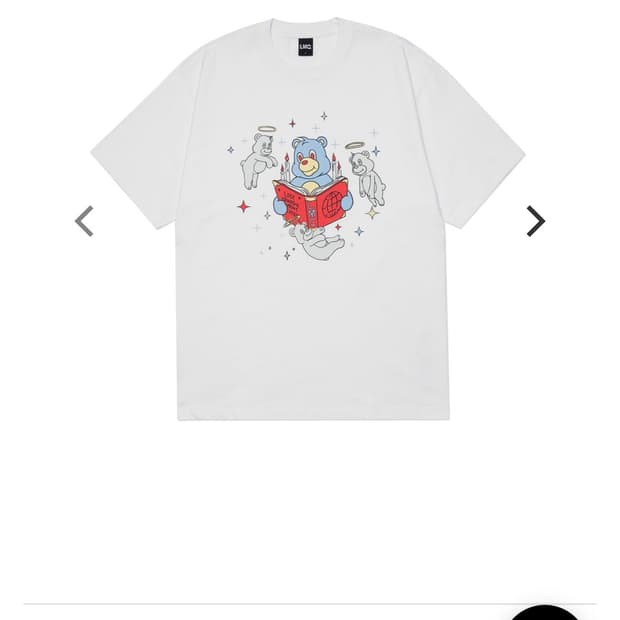 [LMC]  GHOST BEARS TEE white - L