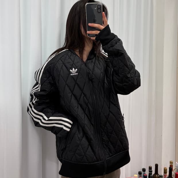 [L]아디다스 파이어버드 패디드 퀼팅 자켓