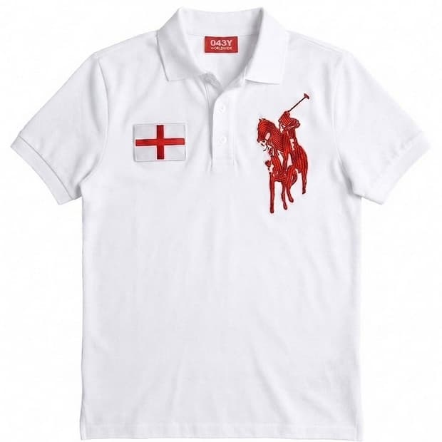 George Cross Cropped Polo Shirt 1사이즈