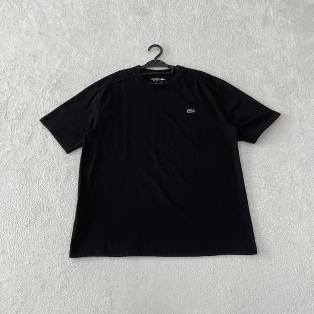 XXL 라코스테 블랙 반팔티셔츠 110