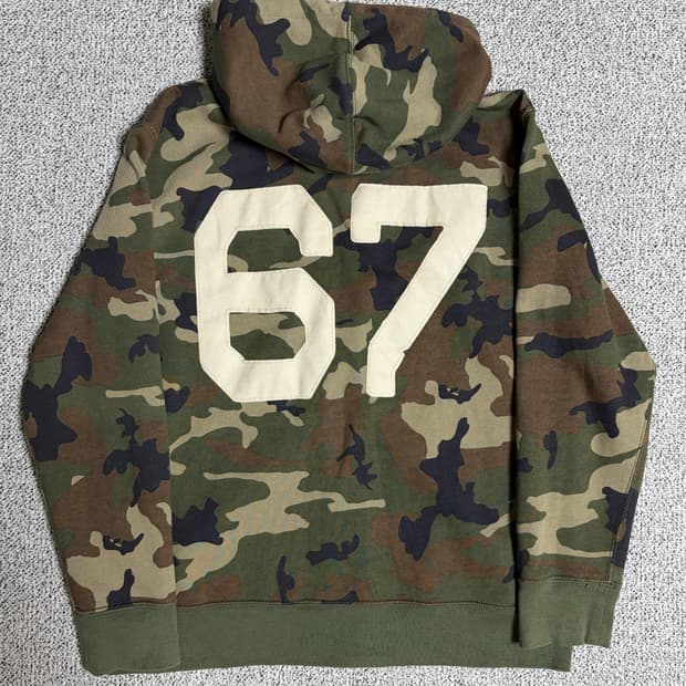 폴로 랄프로렌 카모 후드집업
