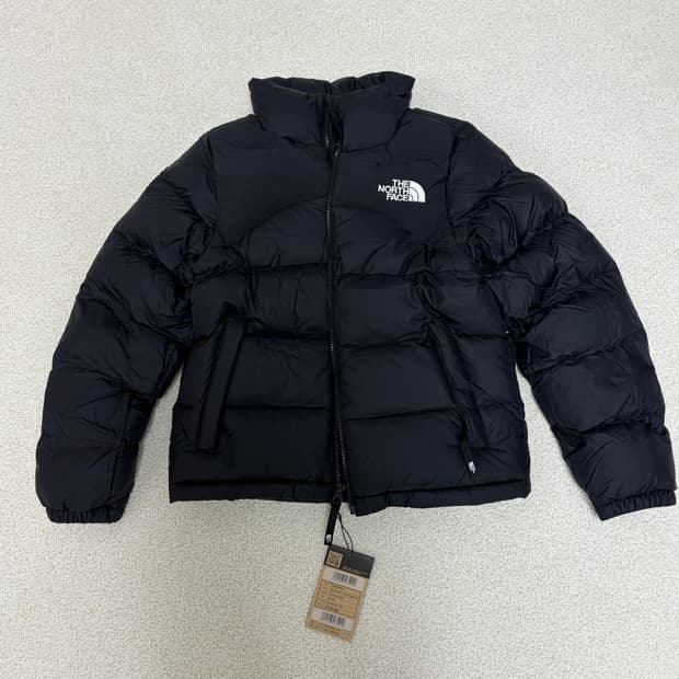 노스페이스 블랙 패딩 새상품 S