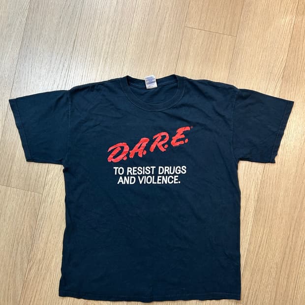 90s빈티지DARE티셔츠