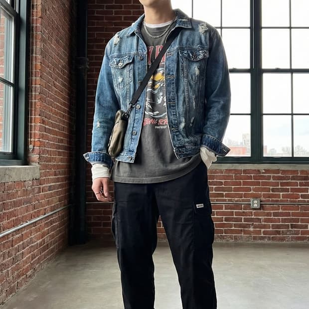 에디바우어 블랙 카고 밴딩 조거팬츠_M