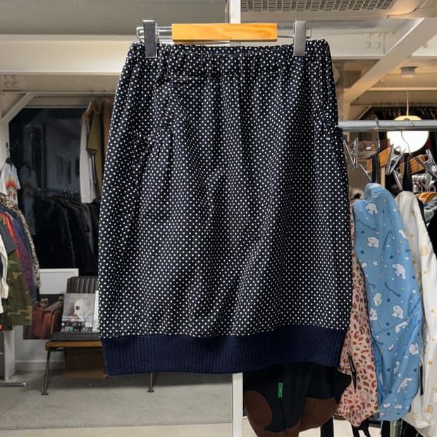 Y's for living 코듀로이 도트 스커트