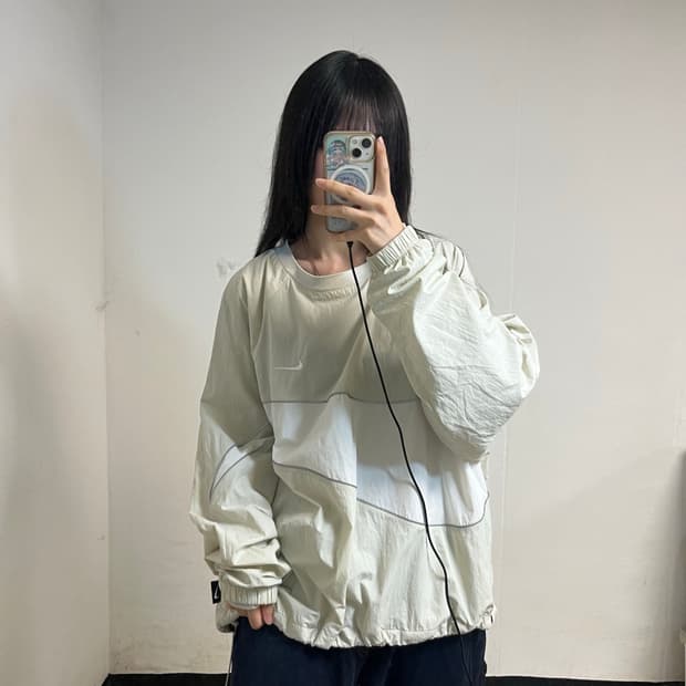 Nike Ivory Big Swoosh Warm-Up