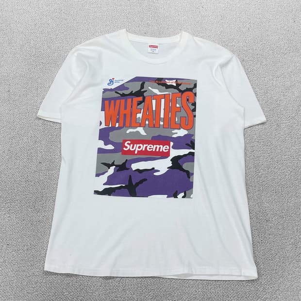 슈프림 Supreme 21ss 위티스 반팔티 화이트