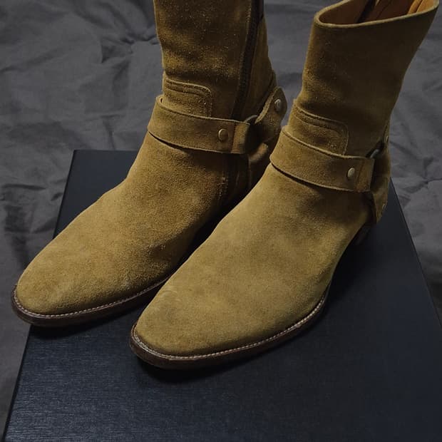 39) 생로랑 13fw 모터사이클 하네스 부츠