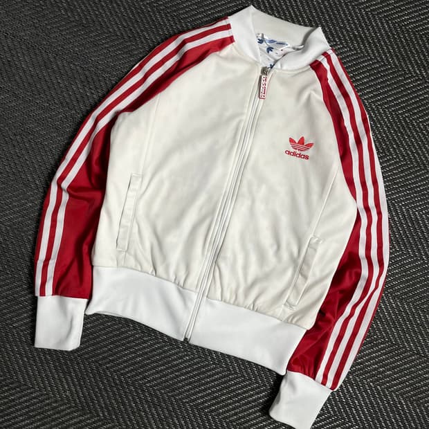 아디다스 우먼스 슈퍼걸 배색 트랙탑 져지 y 4867