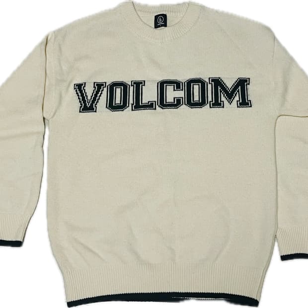 볼컴 레터링 니트