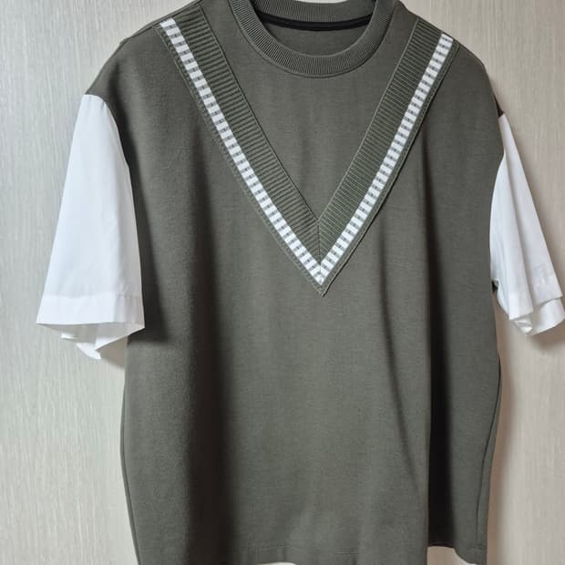 시스템 옴므 니트 반팔티 티셔츠 95