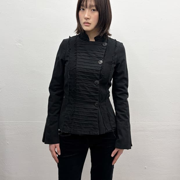 바네사 브루노 프린지-패널 자켓