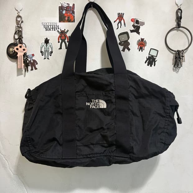 노스페이스 블랙 더플백