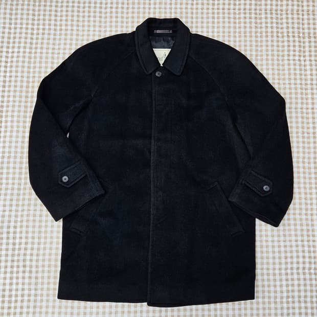 트래드클럽 울 앙고라 하프코트 남자100